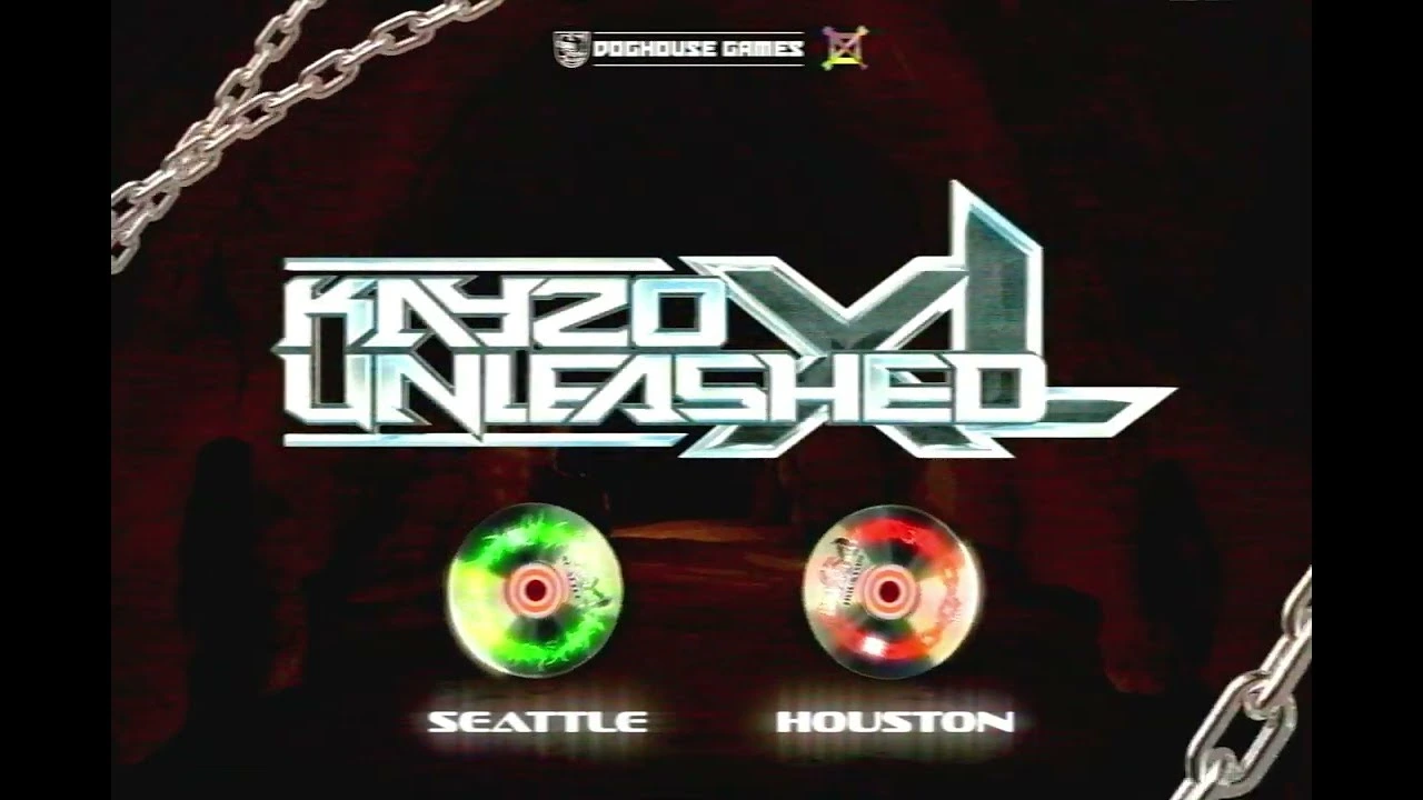 Chrome Kayzo Unleashed XL title artwork with two game discs